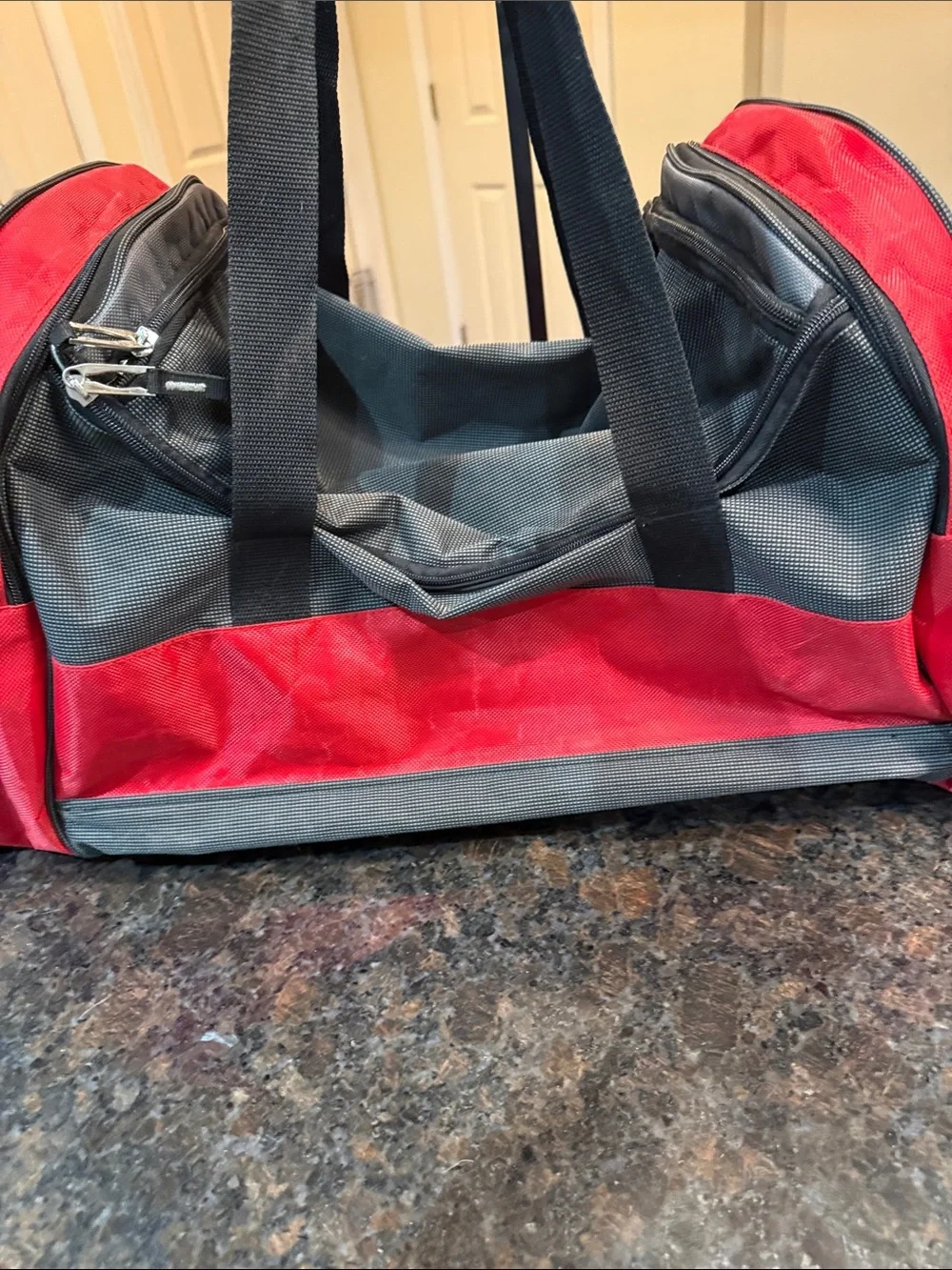 Coca Cola Red and Gray Men’s Duffel Tote